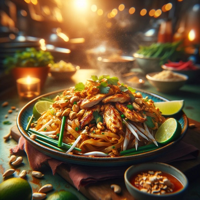 Thai Chicken Pad Thai Recipe