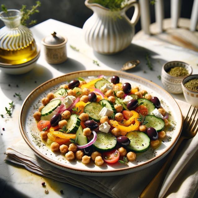 Mediterranean Mediterranean Chickpea Salad