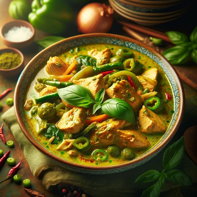 Thai Thai Green Curry Chicken Recipe