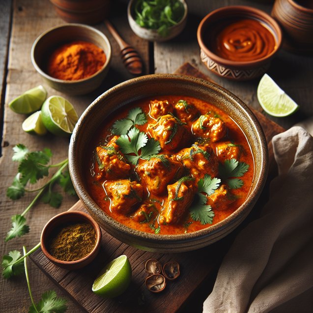 Indian Flavorful Tangy Tamarind Chicken Curry
