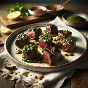 Smoky Paprika Chimichurri Steak Bites