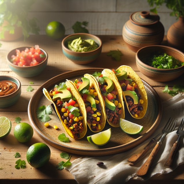 Mexican Tropical Chili Lime Ambiance Tacos