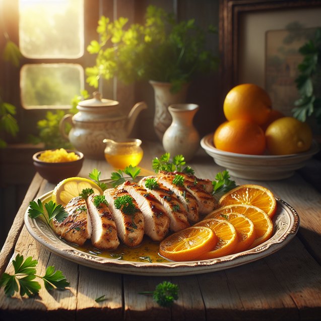American Garden Party Citrus Grilled Chicken