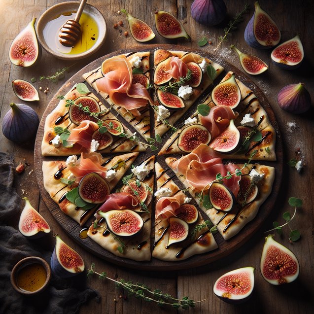 Fantasy Fig And Prosciutto Flatbreads fig prosciutto recipe