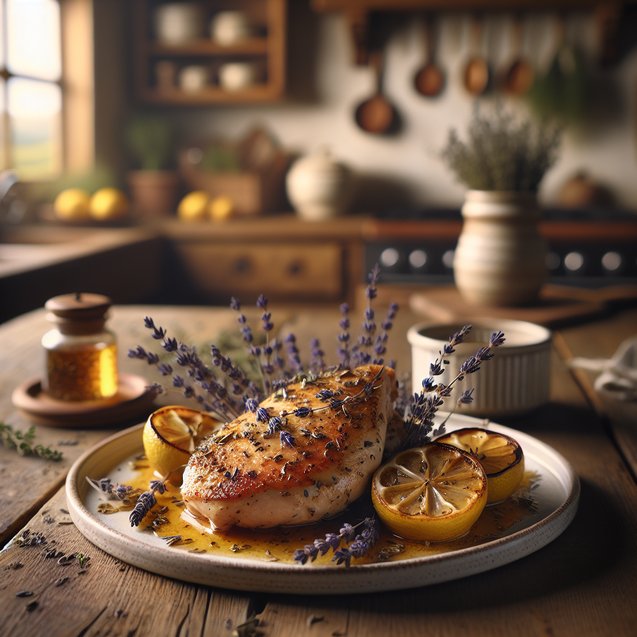 French Lavender Infused Lemon Thyme Chicken