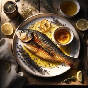 Luminous Lavender Lemon Seabass