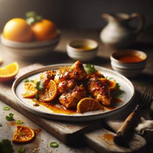 Spicy Orange Zest Chicken Explosion