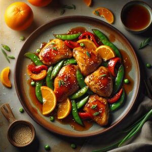 Tantalizing Tangerine Glazed Chicken Medley