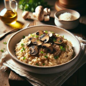 Tantalizing Truffle Mushroom Risotto