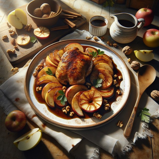 American Whimsical Apple Cinnamon Chicken Serenade