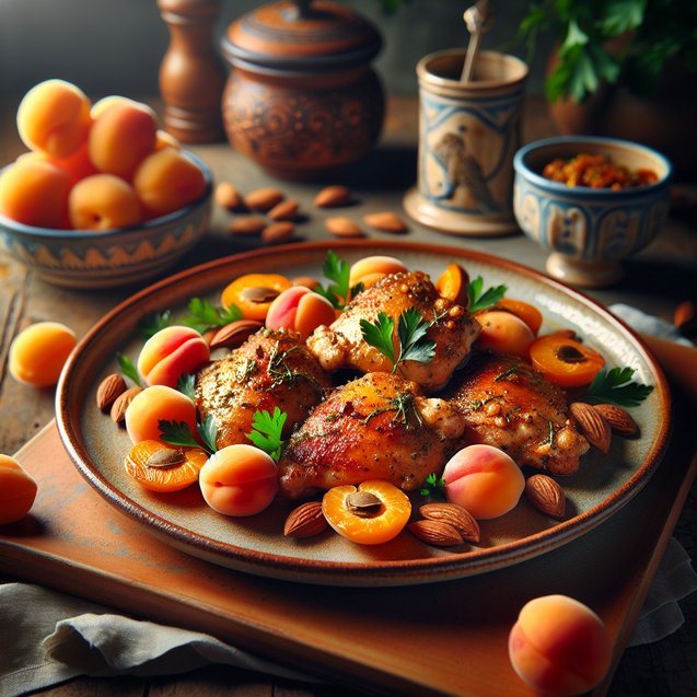 Whimsical Spiced Apricot Chicken Medley