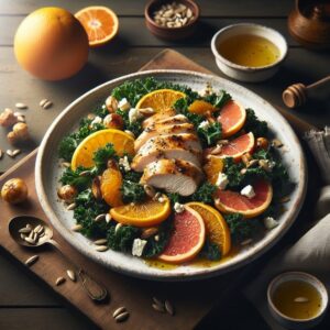 Zen Garden Kale And Citrus Chicken Delight