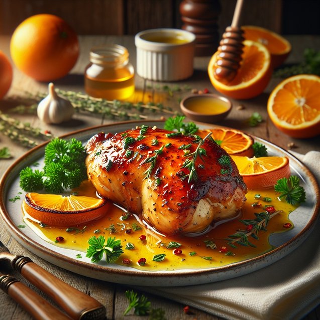 American Tantalizing Twilight Citrus Chicken Serenade