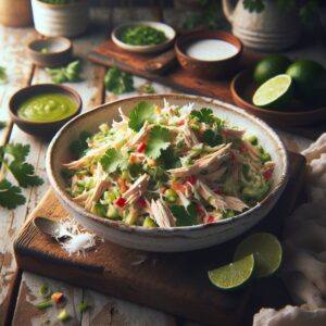 Zesty Coconut Ginger Cilantro Chicken Salad