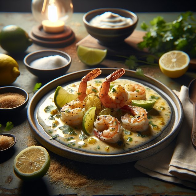 Mystical Coconut Lemon Shrimp Serenade