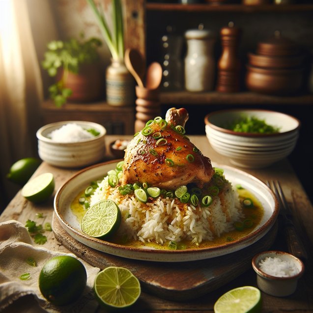 Whirling Jasmine Coconut Lime Chicken Serenade