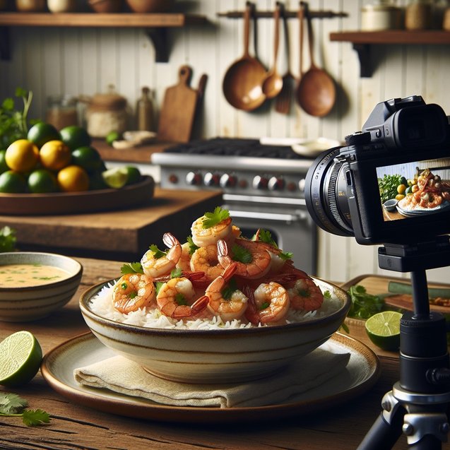 Tangy Coconut Lime Shrimp Tapestry