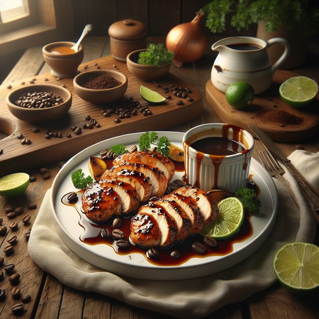 American Whimsical Espresso Vanilla Chicken Serenade