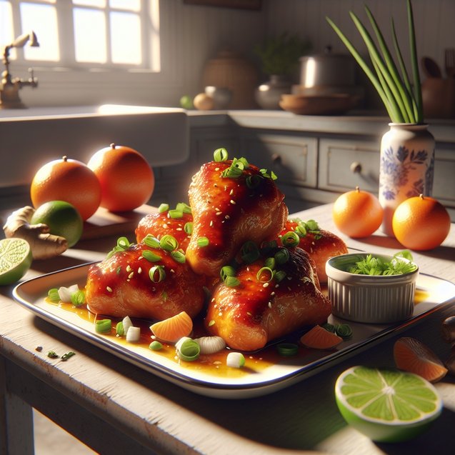 American Twilight Tangelo Ginger Chicken Symphony