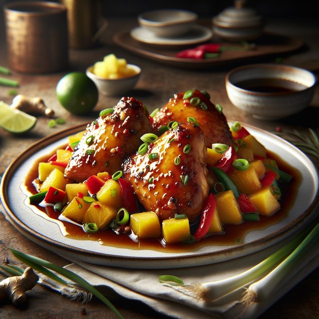 Whirlwind Tropical Zest Ginger Chicken