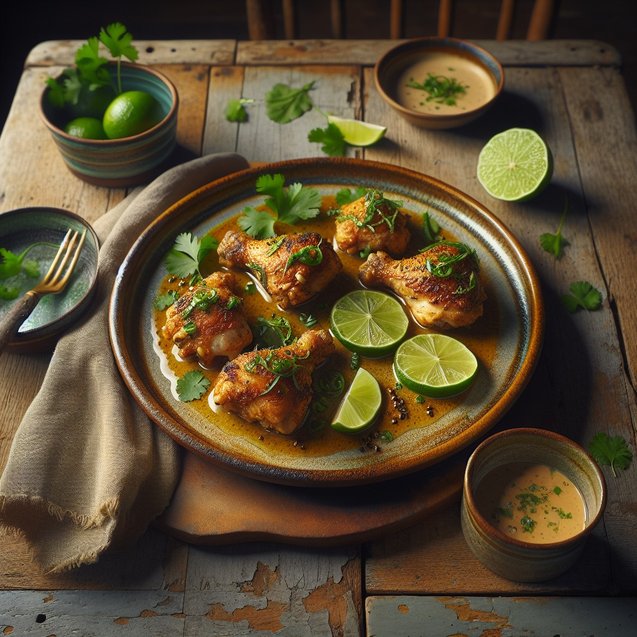 Whimsical Ginger Lime Coconut Chicken Harmony