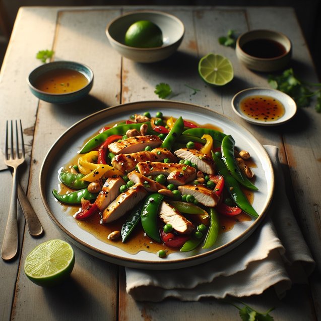 American Sunset Infused Ginger Lime Chicken Medley