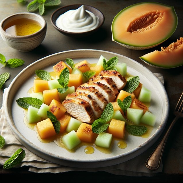 American Whimsical Honeydew Mint Chicken Serenade