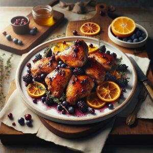 Whimsical Huckleberry Citrus Chicken Serenade
