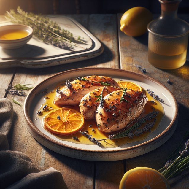 French Citrus Kissed Lavender Chicken Waltz
