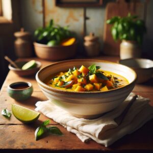 Twilight Mango Basil Coconut Curry