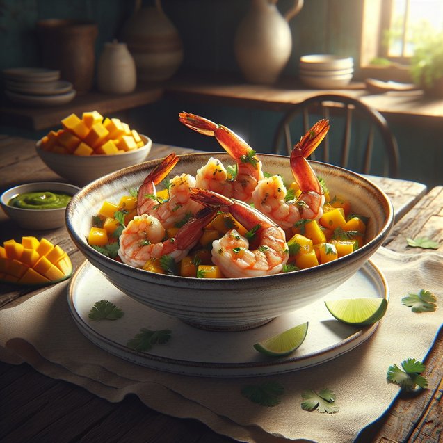 Whirlwind Tropical Mango Chutney Shrimp