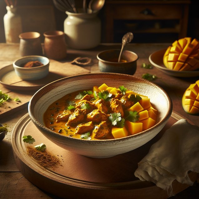 Indian Zenith Mango Curry Blossom Chicken