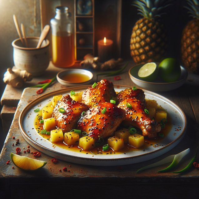 Zesty Pineapple Ginger Chicken Serenade