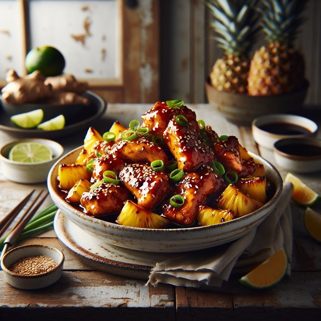 Sunkissed Ginger Pineapple Chicken Serenade