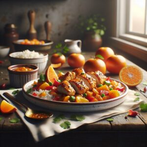 Twinkling Tangerine Chicken Fiesta