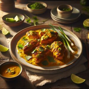 Whimsical Turmeric Coconut Chicken Fusion