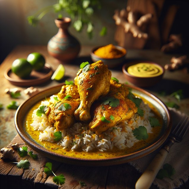 Indian Tantalizing Turmeric Ginger Chicken Serenade