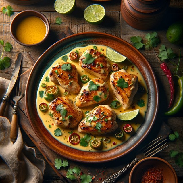 Tropical Vanilla Inflected Chicken Symphony