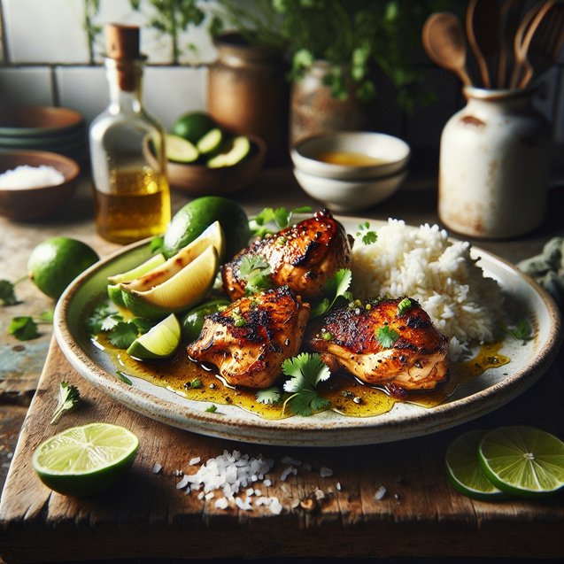 Latin American Whimsical Guava Lime Chicken Serenade