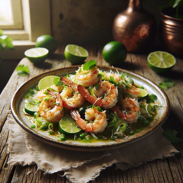 Thai Verdant Lime Coconut Shrimp Symphony