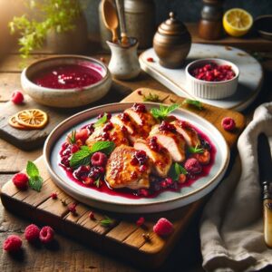 Twilight Raspberry Hibiscus Chicken Serenade