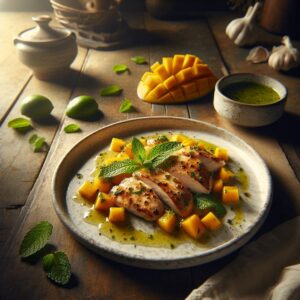 Radiant Mint Mango Chicken Serenade