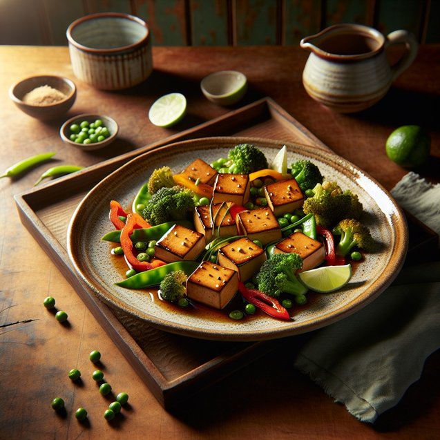 Stellar Miso Maple Glazed Tofu Medley
