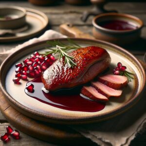 Pomegranate Rosemary Duck