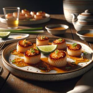 Citrus Sesame Scallops