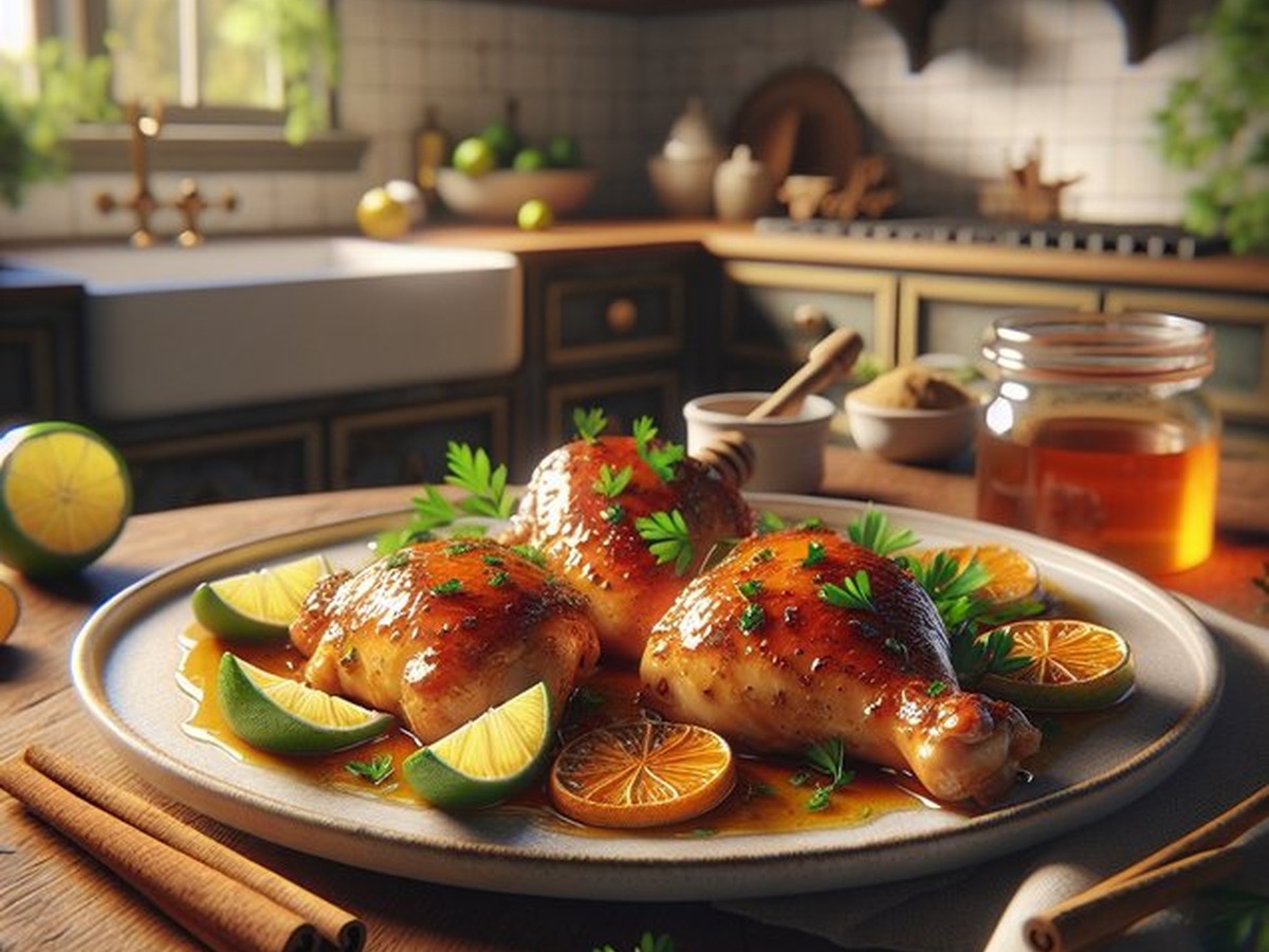 Zesty Cinnamon Citrus Wonder Chicken Zesty Cinnamon Citrus Wonder Chicken served and ready to enjoy