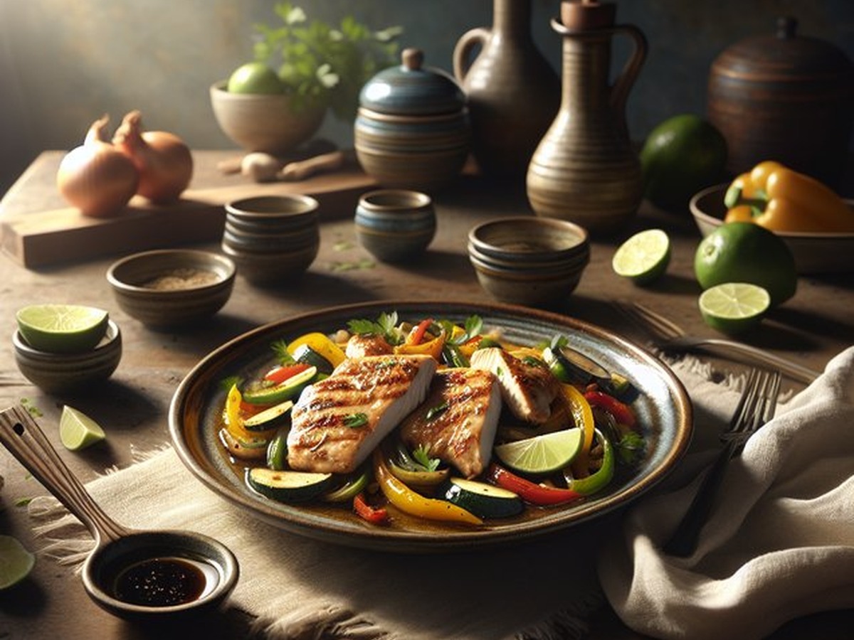 Vanilla Ginger Zest Chicken Medley served and ready to enjoy