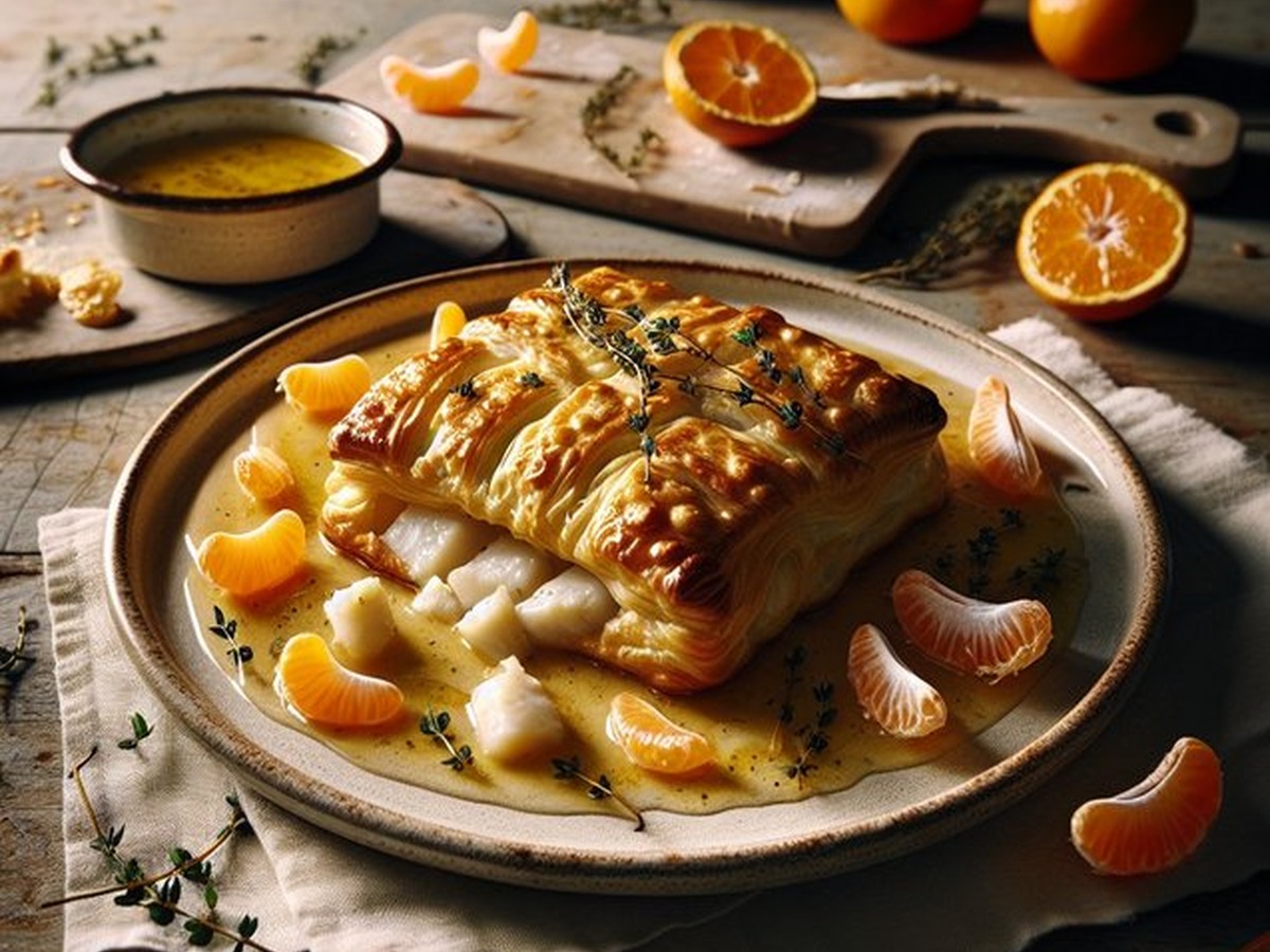 Nocturne Mandarin Thyme Cod En Croute Nocturne Mandarin Thyme Cod En Croute served and ready to enjoy