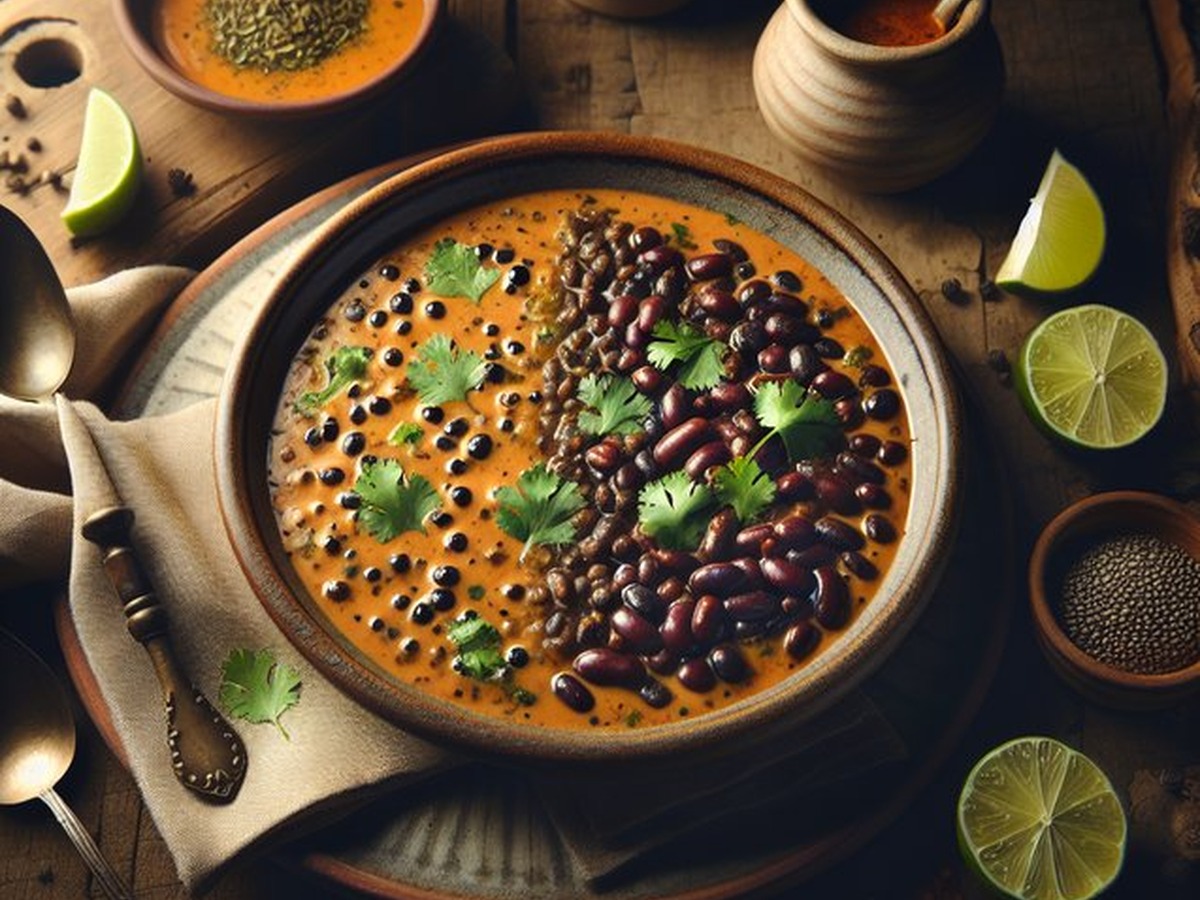 Coriander Kissed Dal Makhani Coriander Kissed Dal Makhani served and ready to enjoy