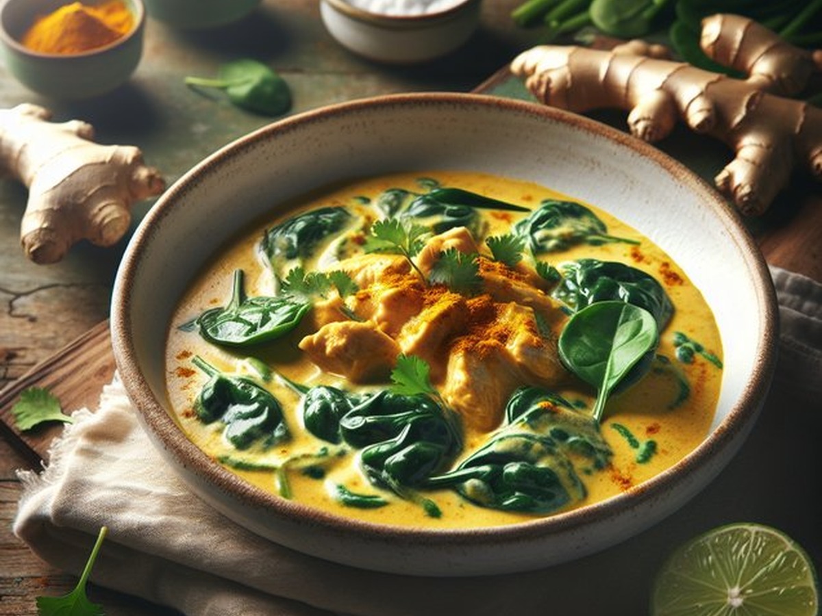 Whirlwind Ginger Turmeric Coconut Curry Whirlwind Ginger Turmeric Coconut Curry served and ready to enjoy